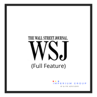 White rectangular placeholder with The Wall Street Journal black logo text with label Full Feature