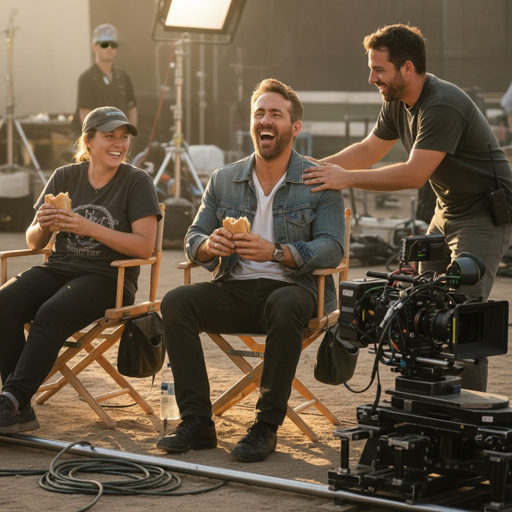 Ryan Reynolds Between Setups