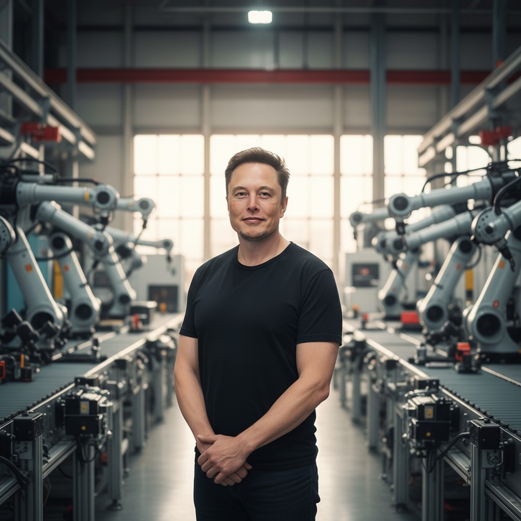 Elon Musk: The Look Does The Work