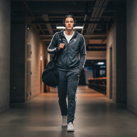 Caitlin Clark on game day
