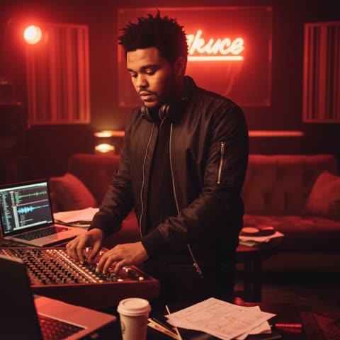The Weeknd Studio Vibes