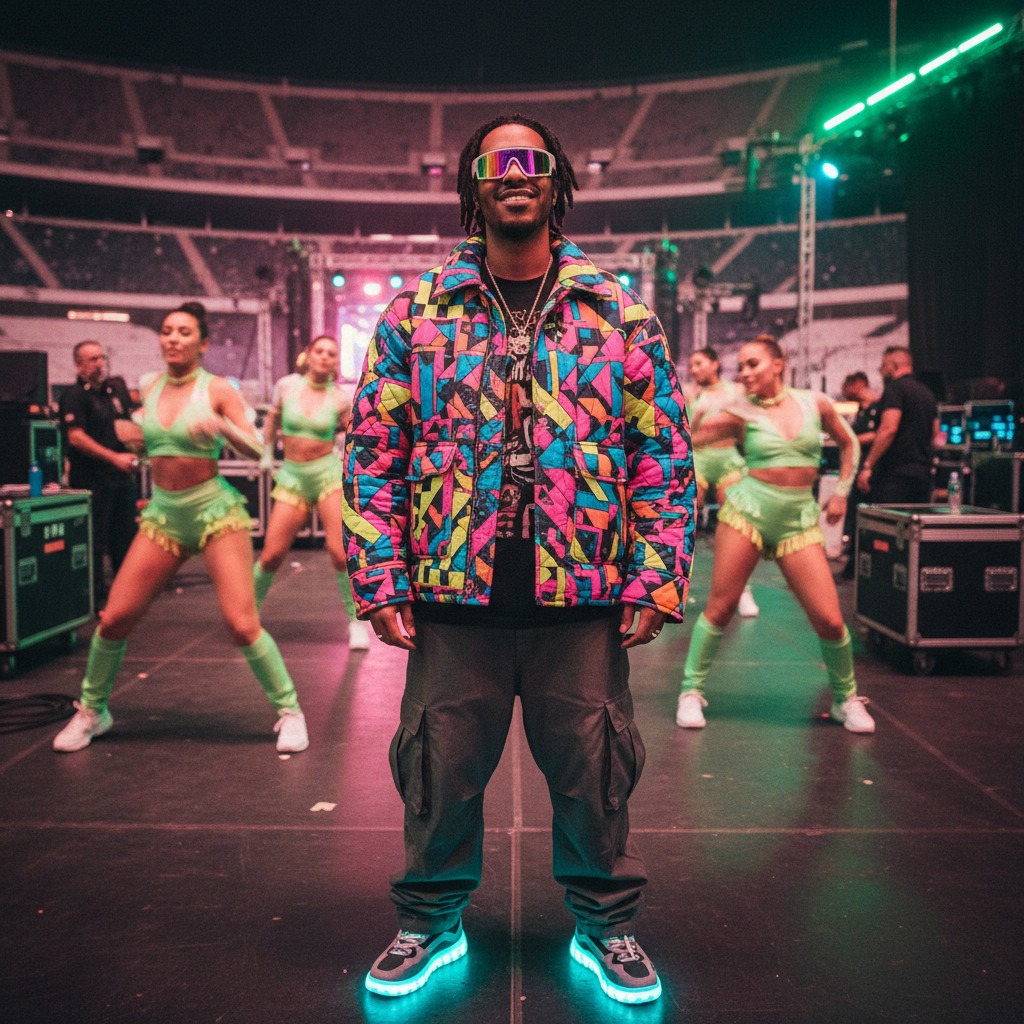 Bad Bunny at the show
