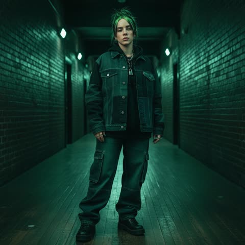 Billie Eilish studio vibes