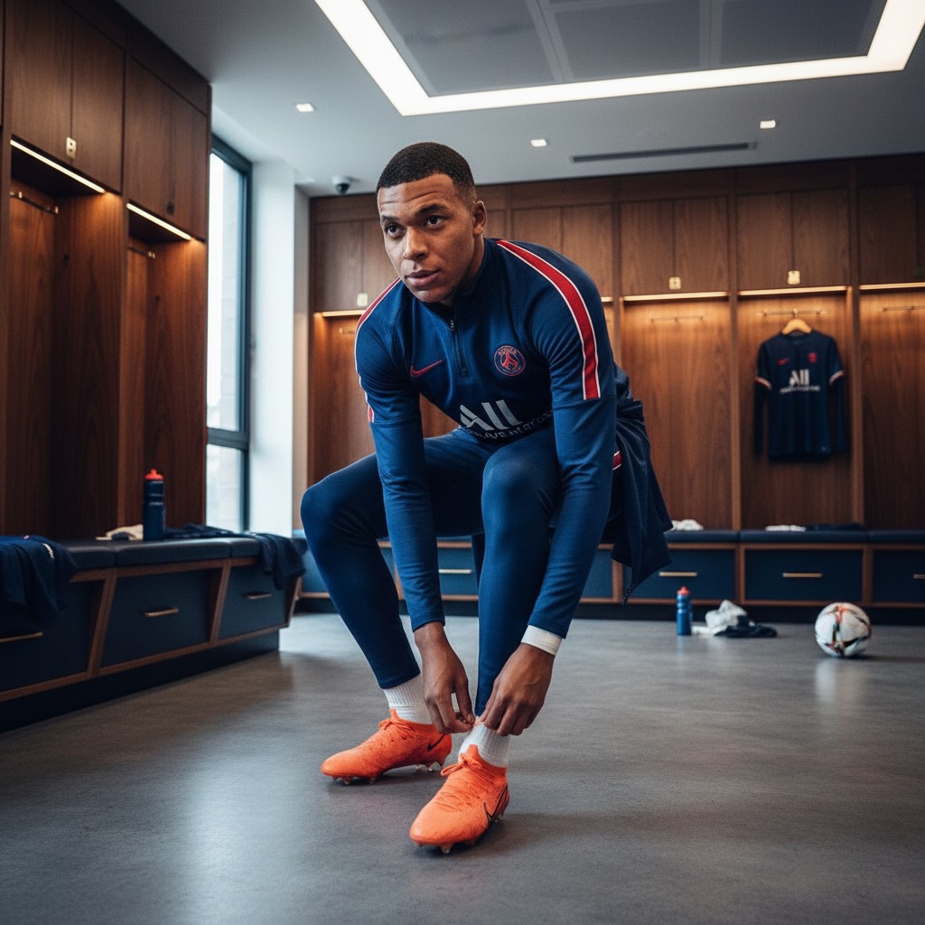 Kylian Mbappé Prepares For Training