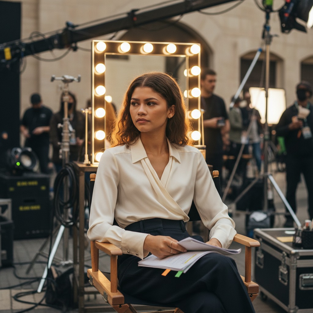 Zendaya on set magic