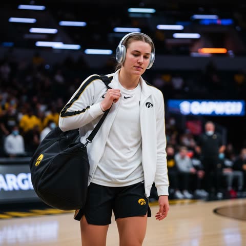 Caitlin Clark's arena arrival