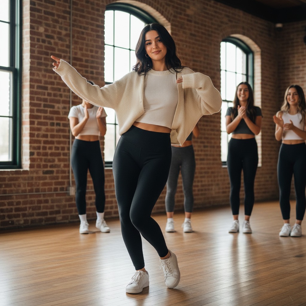 Charli D’Amelio dance studio vibes