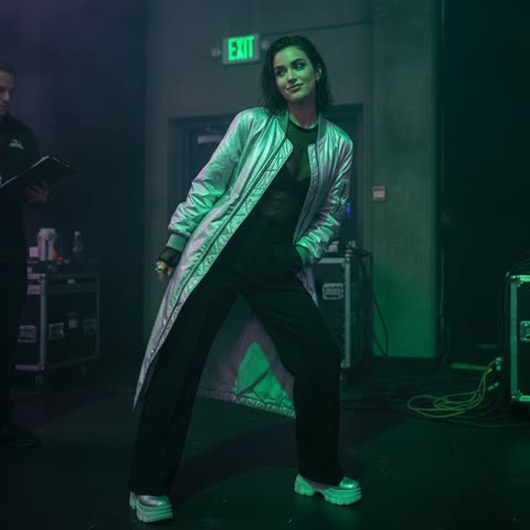 Charli XCX electric green comeback