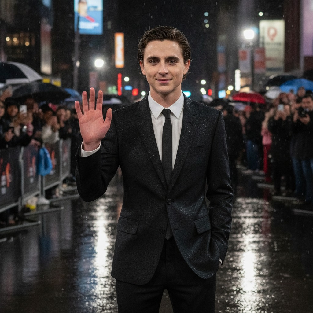 Timothée Chalamet on the red carpet