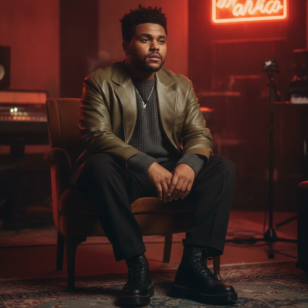 The Weeknd studio vibes
