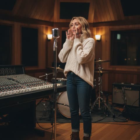 Miley Cyrus vocal warm up
