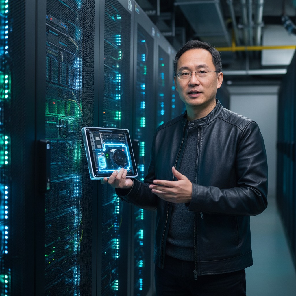 Jensen Huang shows off new tech