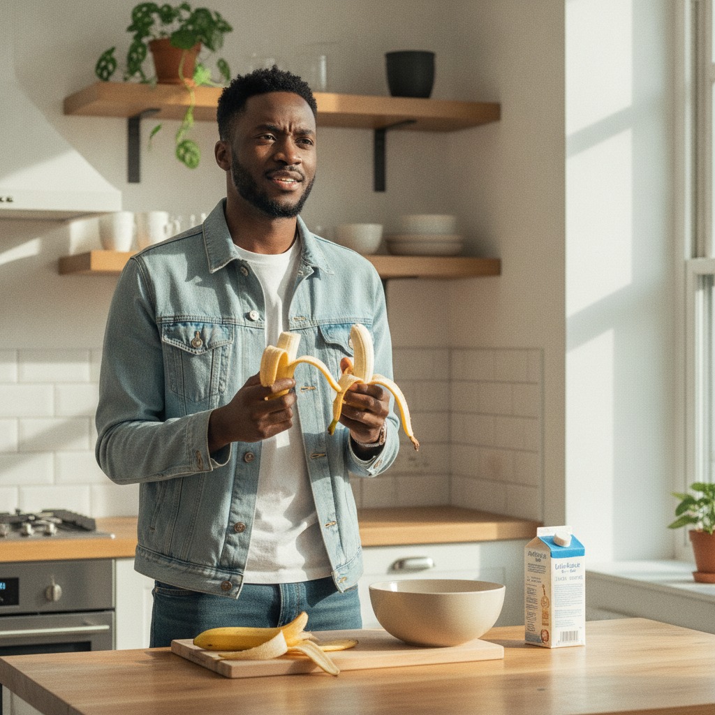 Khaby Lame's kitchen creator setup