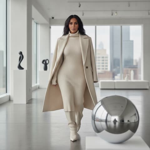 Kim Kardashian's business showroom