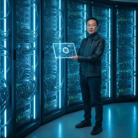Jensen Huang and the glow