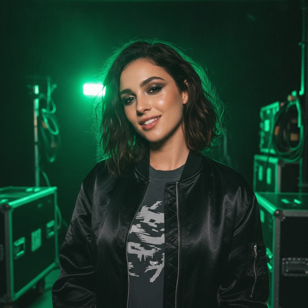 Charli XCX backstage vibes