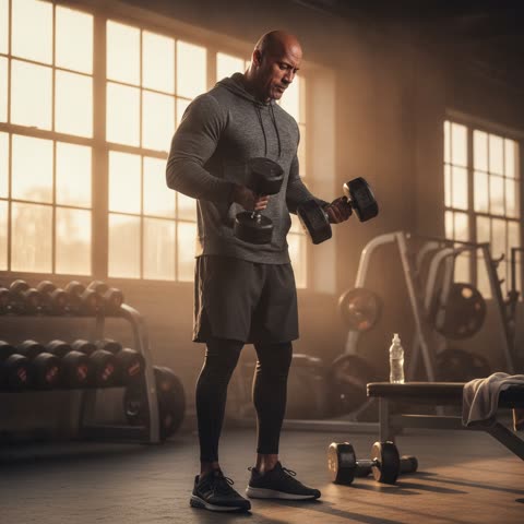 Dwayne Johnson's workout routine