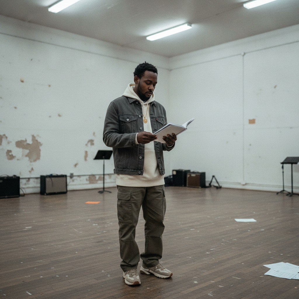 Kendrick Lamar back in the studio