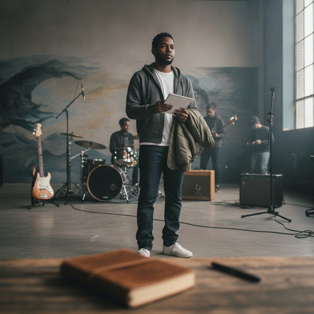 Kendrick Lamar At Work