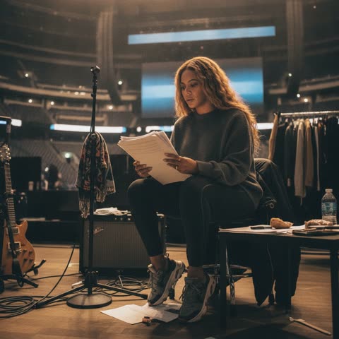 Beyoncé's stage notes