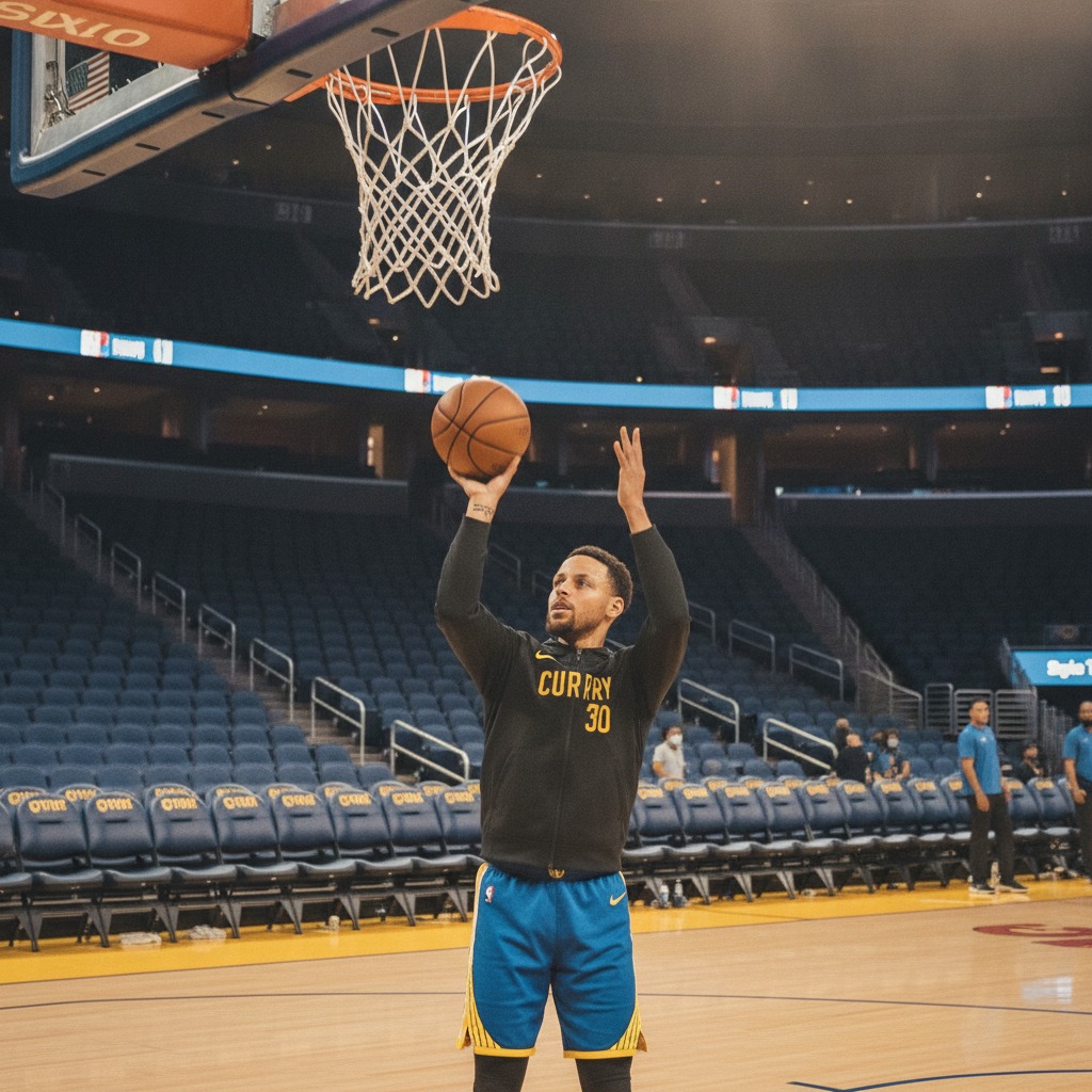Steph Curry's pre-game ritual