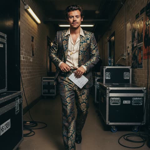 Harry Styles Gets Ready