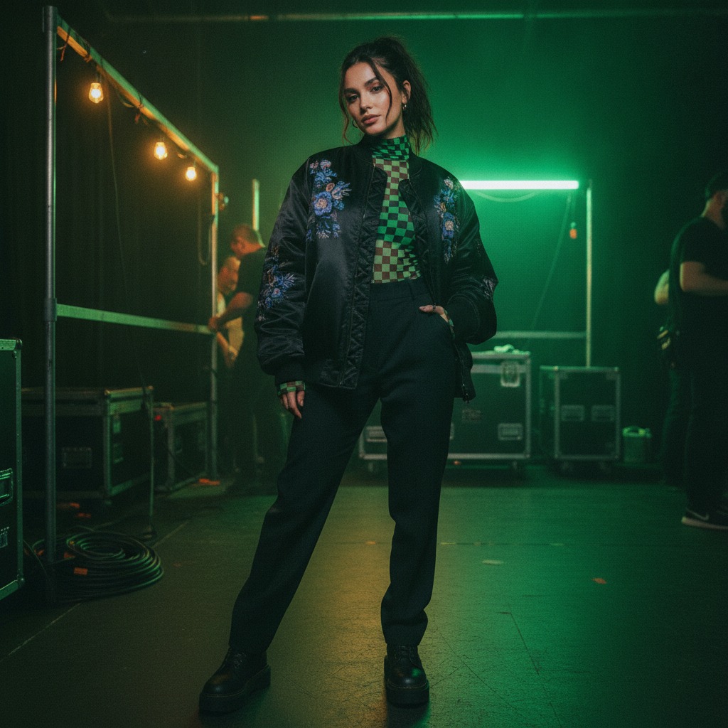 Charli XCX backstage vibes
