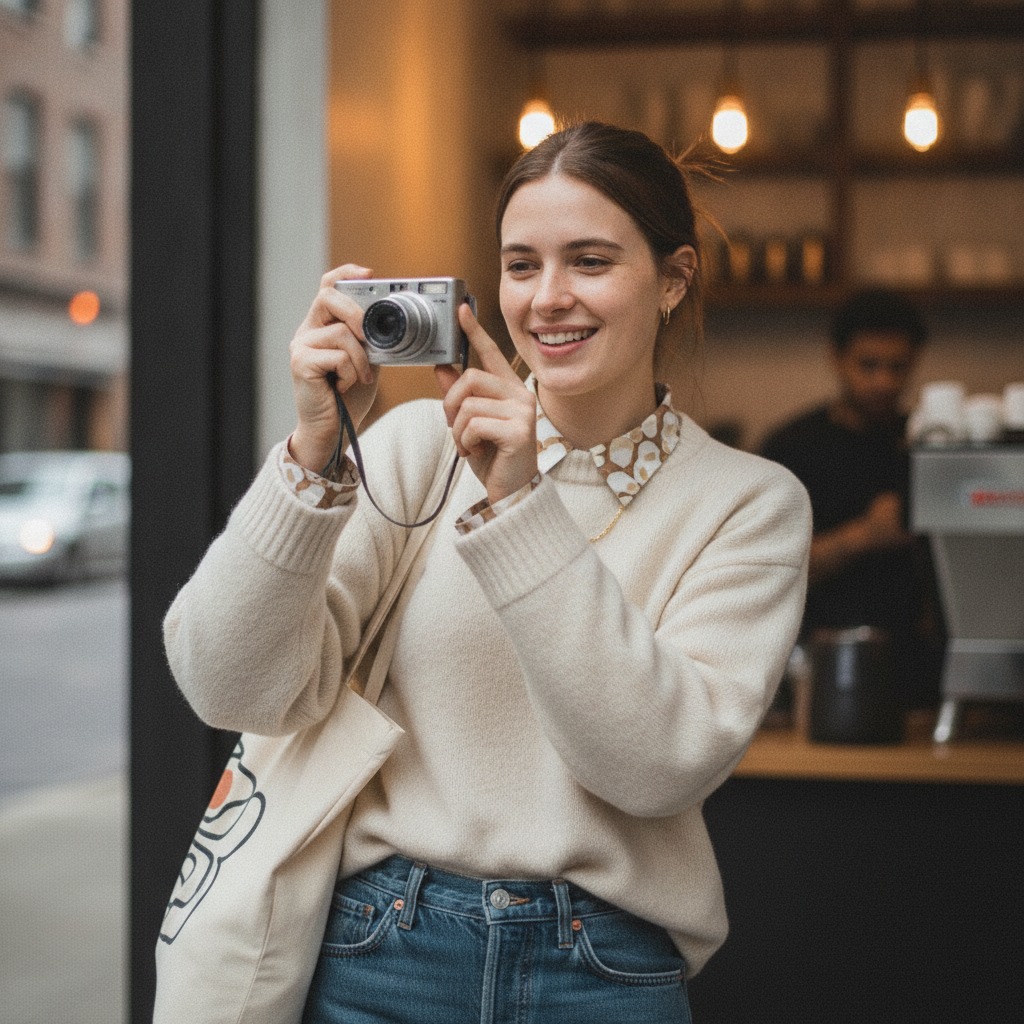 Emma Chamberlain’s coffee run