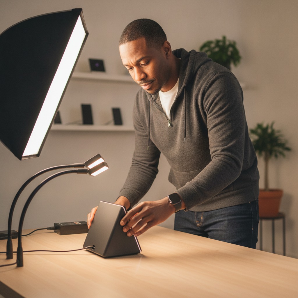 Marques Brownlee sets up his new gear
