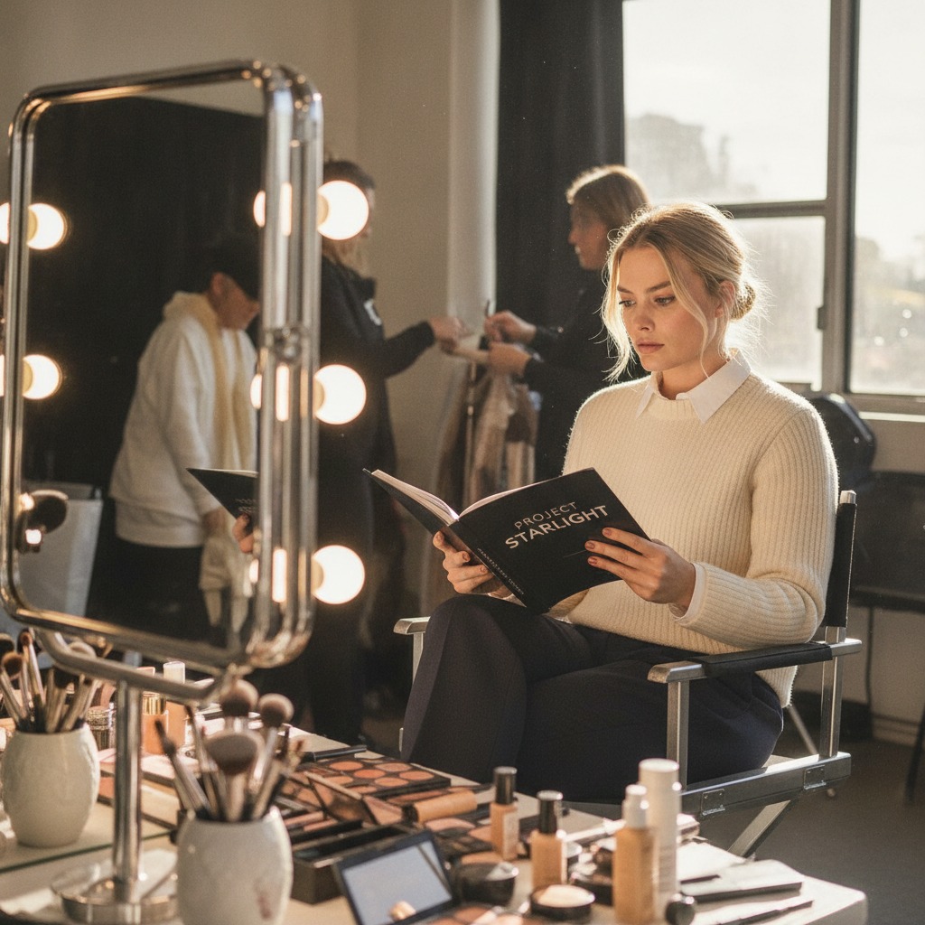 Margot Robbie reviews script