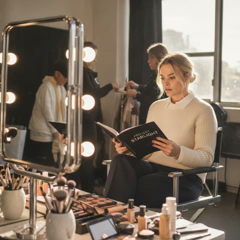 Margot Robbie reviews script