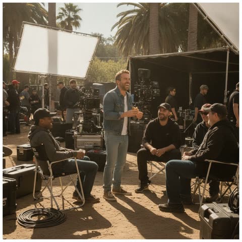 Ryan Reynolds on set humor